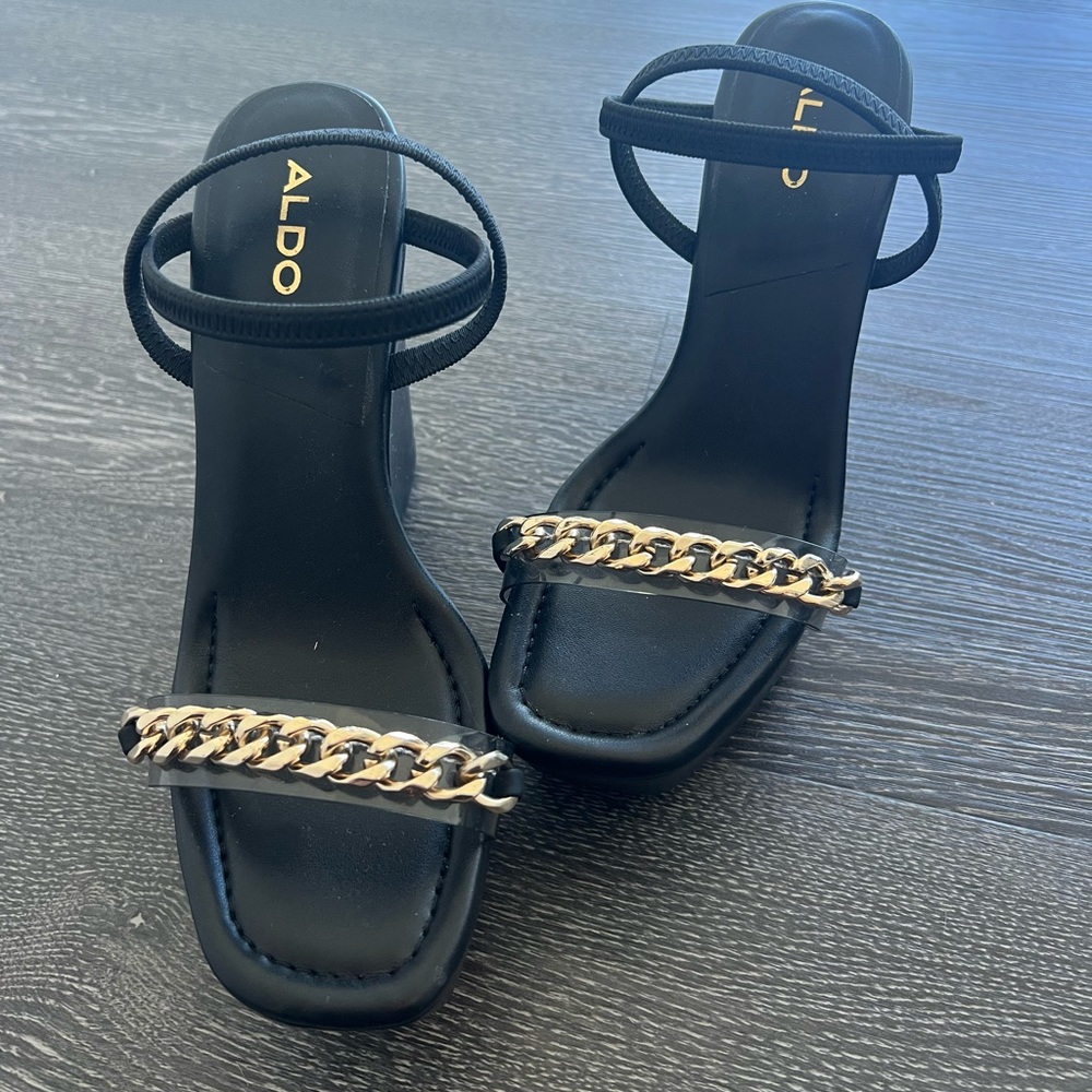 Black ALDO wedges